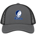 Villanova Stealie Premium Unisex Trucker Cap — Design: Villanova University — Charcoal/Black