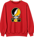 Virginia Commonwealth Stealie Premium Unisex Crewneck — Design: Virginia Commonwealth University — Red