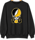 Virginia Commonwealth Stealie Premium Unisex Crewneck — Design: Virginia Commonwealth University — Black
