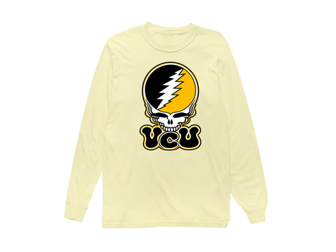 Virginia Commonwealth Stealie Premium Unisex Long-Sleeve — Butter