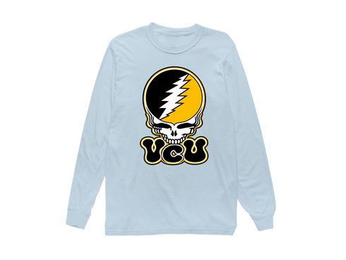 Virginia Commonwealth Stealie Premium Unisex Long-Sleeve — Chambray