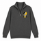 Virginia Commonwealth Stealie Premium Unisex Quarter-Zip — Design: Virginia Commonwealth University — Charcoal