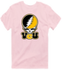 Virginia Commonwealth Stealie Premium Unisex T-Shirt — Design: Virginia Commonwealth University — Light Pink