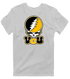 Virginia Commonwealth Stealie Premium Unisex T-Shirt — Design: Virginia Commonwealth University — Sport Grey