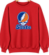 Virginia Stealie Premium Unisex Crewneck — Design: Virginia State University — Red