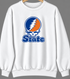 Virginia Stealie Premium Unisex Crewneck — Design: Virginia State University — White
