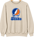 Virginia Stealie Premium Unisex Crewneck — Design: Virginia State University — Sand