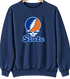 Virginia Stealie Premium Unisex Crewneck — Design: Virginia State University — Navy