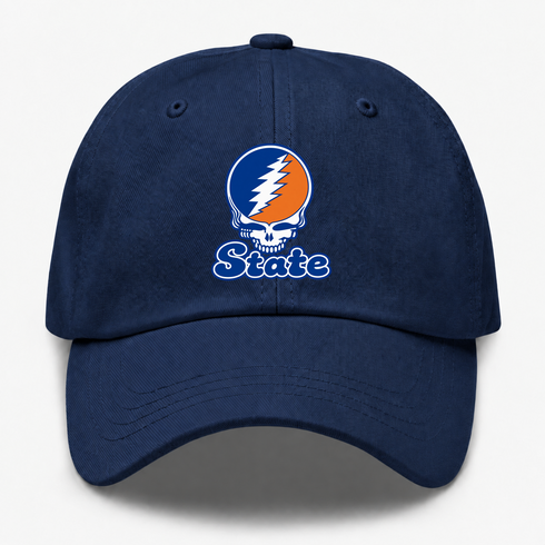 Virginia Stealie Premium Unisex Dad Hat — Design: Virginia State University — Navy