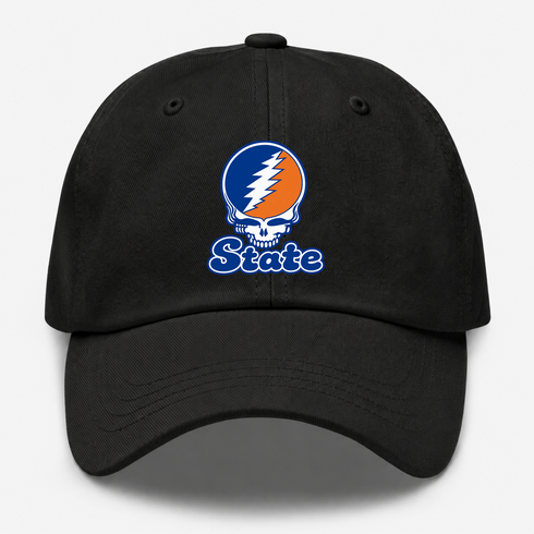 Virginia Stealie Premium Unisex Dad Hat — Design: Virginia State University — Black