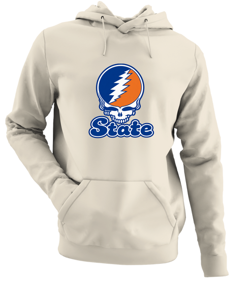 Virginia Stealie Premium Unisex Hoodie — Design: Virginia State University — Sand