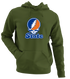 Virginia Stealie Premium Unisex Hoodie — Design: Virginia State University — Military Green