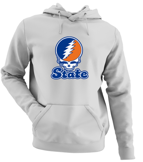 Virginia Stealie Premium Unisex Hoodie — Design: Virginia State University — Sport Grey