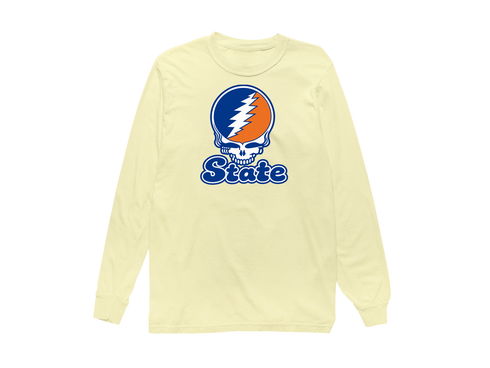 Virginia Stealie Premium Unisex Long-Sleeve — Design: Virginia State University — Butter