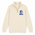 Virginia Stealie Premium Unisex Quarter-Zip — Design: Virginia State University — Sand