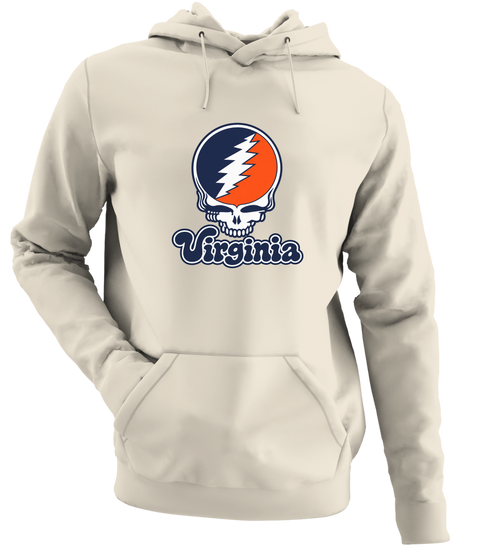 Virginia Stealie Premium Unisex Hoodie — Design: Virginia University of — Sand