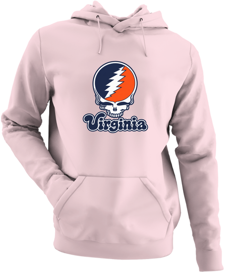 Virginia Stealie Premium Unisex Hoodie — Design: Virginia University of — Light Pink