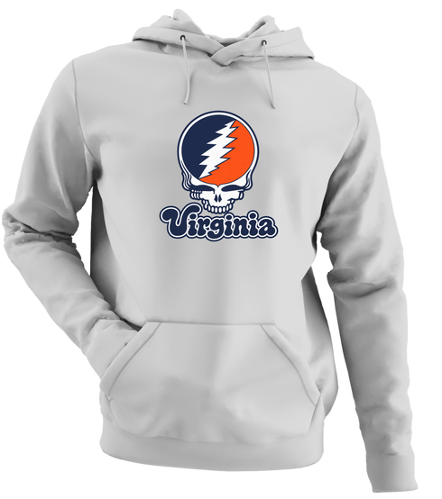 Virginia Stealie Premium Unisex Hoodie — Design: Virginia University of — Sport Grey
