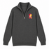 Virginia Military Stealie Premium Unisex Quarter-Zip — Design: Virginia Military Institute — Charcoal