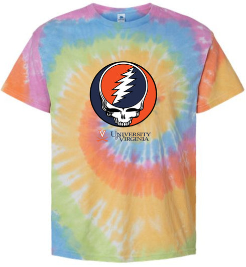 University of Virginia Stealie Tie-Dye T-Shirt