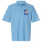 Virginia Stealie Premium Unisex Polo — Design: Virginia State University — Blue