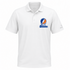 Virginia Stealie Premium Unisex Polo — Design: Virginia State University — White
