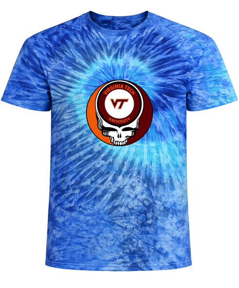 Virginia Tech Stealie Tie-Dye T-Shirt