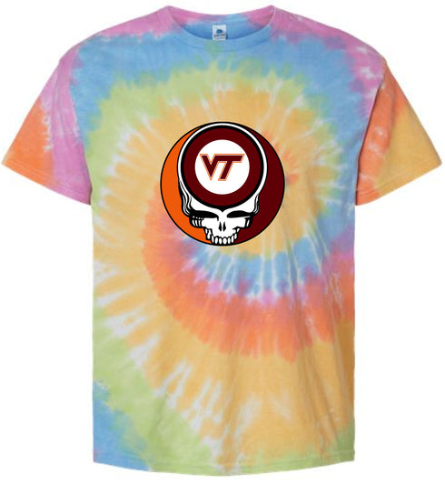 Virginia Tech Stealie Tie-Dye T-Shirt
