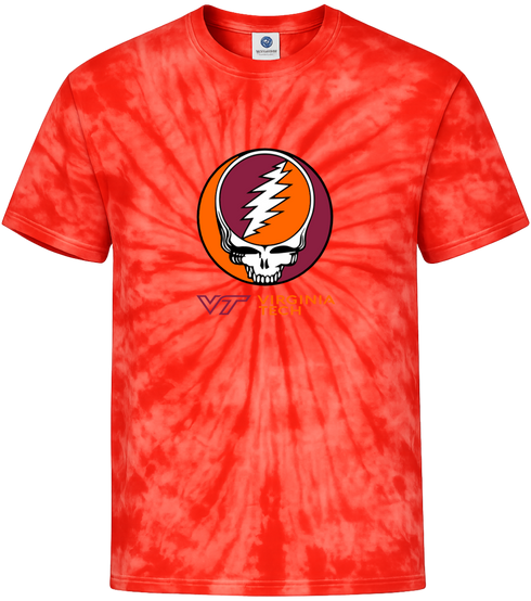 Virginia Tech Stealie Tie-Dye T-Shirt