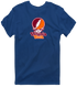 Virginia Tech Stealie Premium Unisex T-Shirt — Design: Virginia Tech — Navy