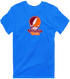 Virginia Tech Stealie Premium Unisex T-Shirt — Design: Virginia Tech — Royal