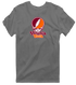 Virginia Tech Stealie Premium Unisex T-Shirt — Design: Virginia Tech — Charcoal