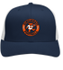 Cincinnati Football Dancing Bear Stealie Grateful Dead Trucker Cap - Navy | White