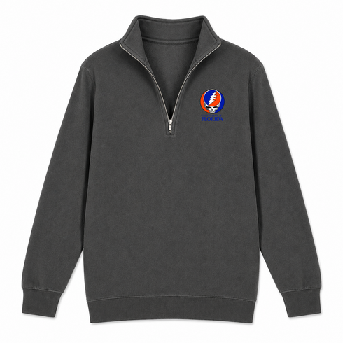 University of Florida - Premium Grateful Dead Quarter-Zip Pullover - Charcoal - 6