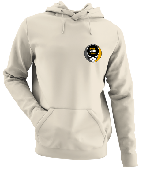 Harvey Mudd - Premium Grateful Dead Left Chest Hoodie - Sand
