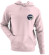 University of New Hampshire - Premium Grateful Dead Left Chest Hoodie - Light Pink - 4