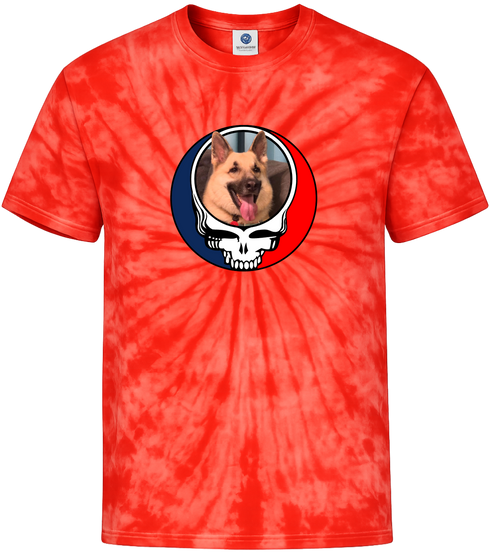 1563 - Custom Stealie Tie-Dye