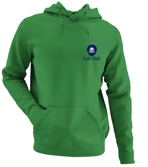 Play Dead - Life is dead.® - Premium Grateful Dead Left Chest Hoodie - Irish Green - 6