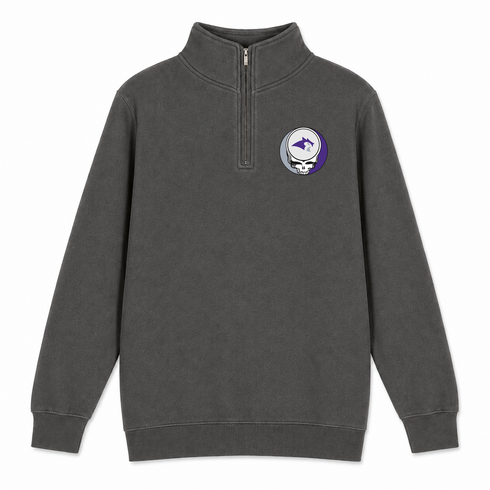 Kenyon - Premium Grateful Dead Quarter-Zip Pullover - Charcoal - 5