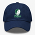 Wagner Stealie Premium Unisex Dad Hat — Design: Wagner College — Navy