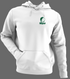 Wagner Stealie Premium Unisex Hoodie — Design: Wagner College — White/Grey