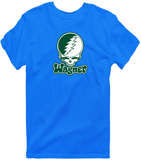 Wagner Stealie Premium Unisex T-Shirt — Design: Wagner College — Royal