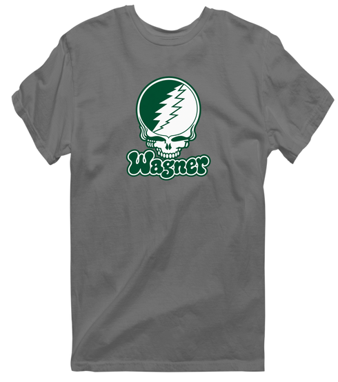 Wagner Stealie Premium Unisex T-Shirt — Design: Wagner College — Charcoal