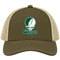 Wagner Stealie Premium Unisex Trucker Cap — Design: Wagner College — Moss/Khaki