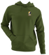 Wake Forest Stealie Premium Unisex Hoodie — Design: Wake Forest University — Military Green