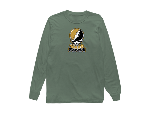 Wake Forest Stealie Premium Unisex Long-Sleeve — Light Green