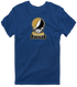 Wake Forest Stealie Premium Unisex T-Shirt — Design: Wake Forest University — Navy