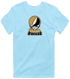 Wake Forest Stealie Premium Unisex T-Shirt — Design: Wake Forest University — Light Blue