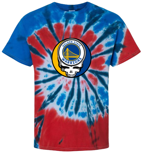 Warriors Stealie Tie-Dye T-Shirt