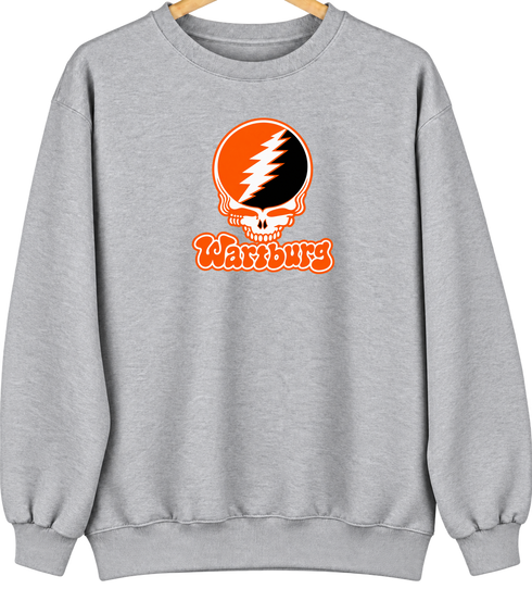Wartburg Stealie Premium Unisex Crewneck — Design: Wartburg College — Sport Grey